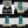 Blue Apatite Crystal Specimen – Africa | Perky Box Display